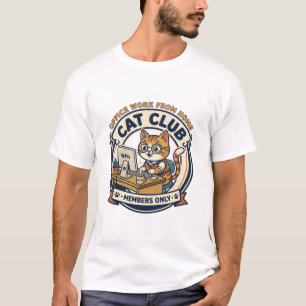 Office Work From Home Cat Cat Lover Gift - Office  T-Shirt