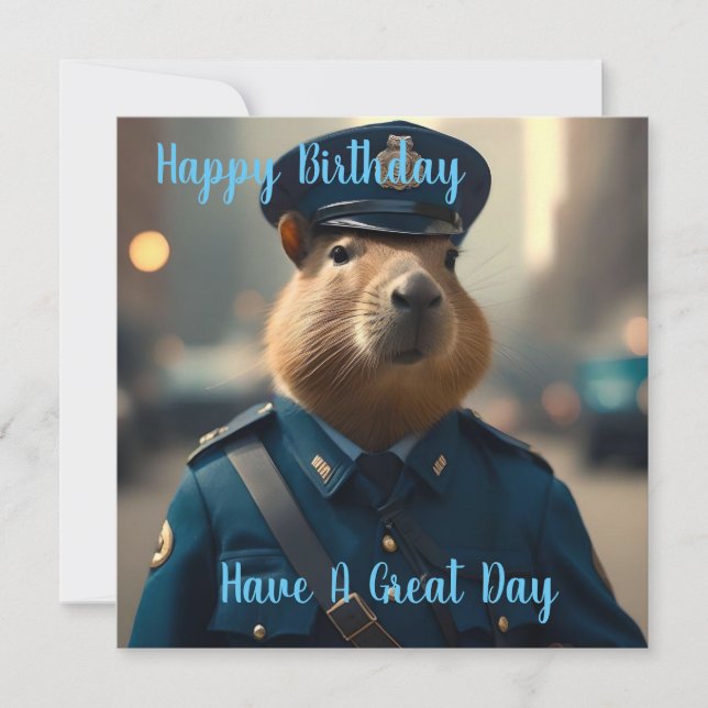 Officer Capybara: Keeping the Peace, (Front)