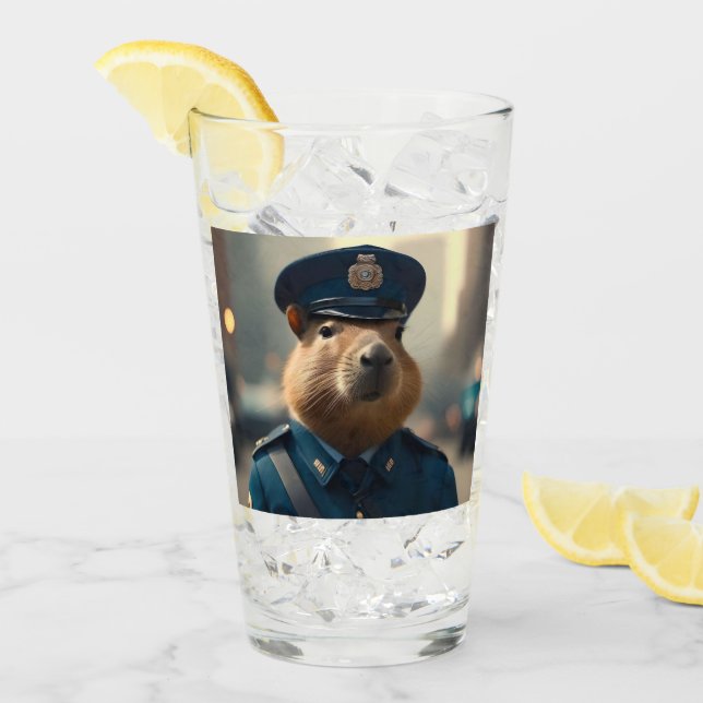 Officer Capybara: Keeping the Peace, Glass (Front Ice)