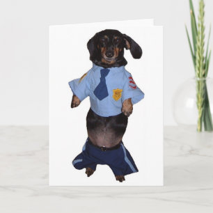 Officer Doodle Card