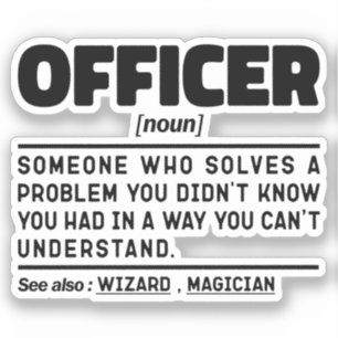 Officer Noun Definition Law Enforcement Cool