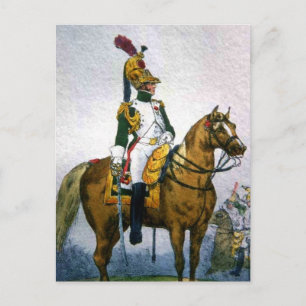 Officer of Dragoons of Imperial Guard Postcard