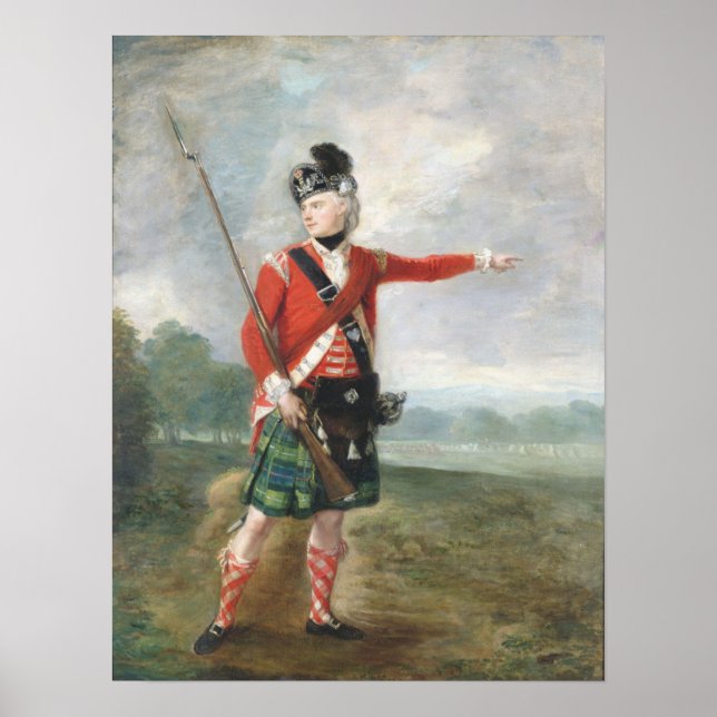 Officer of the 73rd Foot Poster (Front)