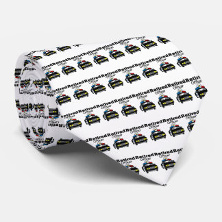 Officer Police Car Necktie