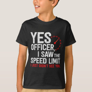 Officer Speeding - For Car Enthusiasts Amp Mechani T-Shirt