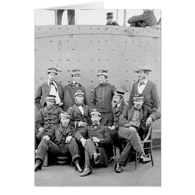 Officers on USS Monitor, 1862 (Front)