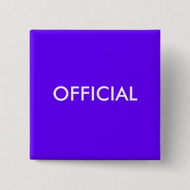 OFFICIAL 15 CM SQUARE BADGE (Front)