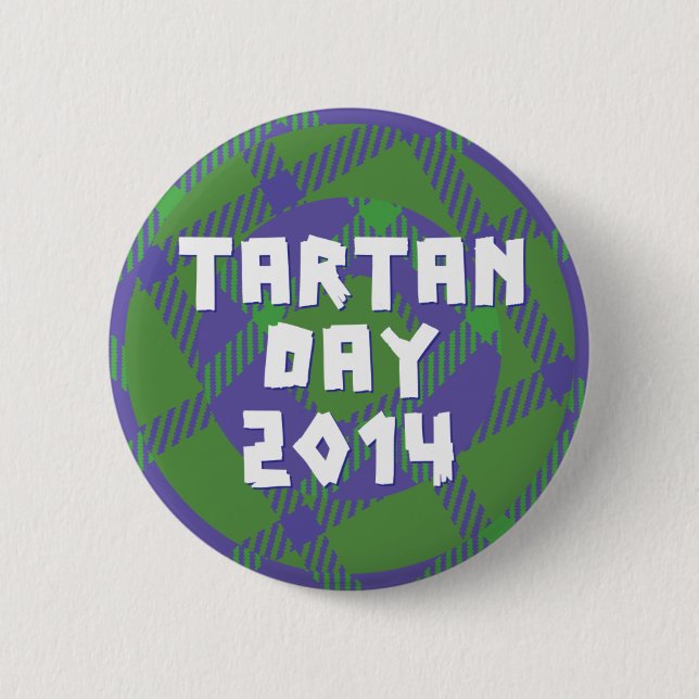 Official 2014 Tartan Day Button (Front)
