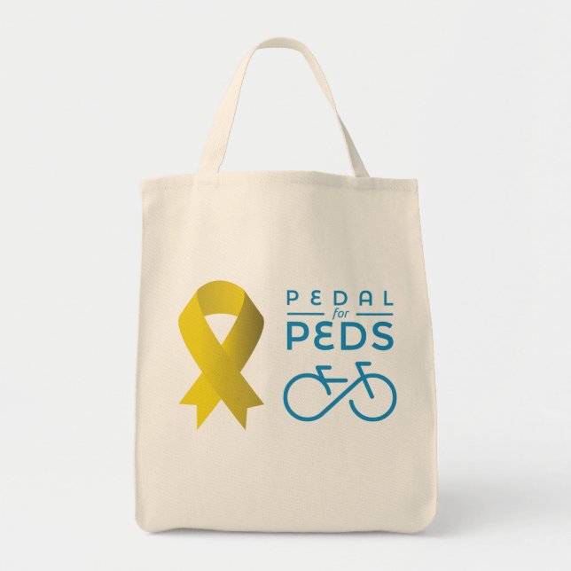 Official 2016 Pedal For Peds Grocery Bag (Front)