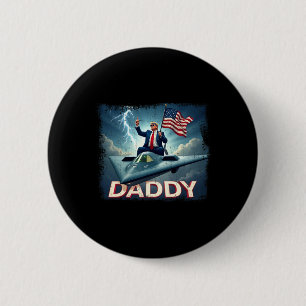 Official 2025 Trump Daddy 1 6 Cm Round Badge