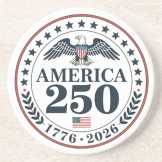 Official America 250th Anniversary Commemorative Coaster