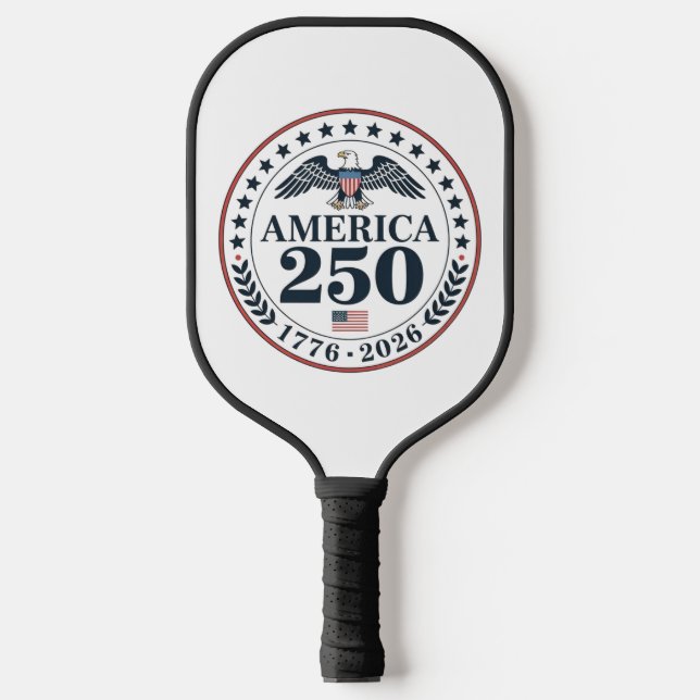Official America 250th Anniversary Commemorative Pickleball Paddle (Front)