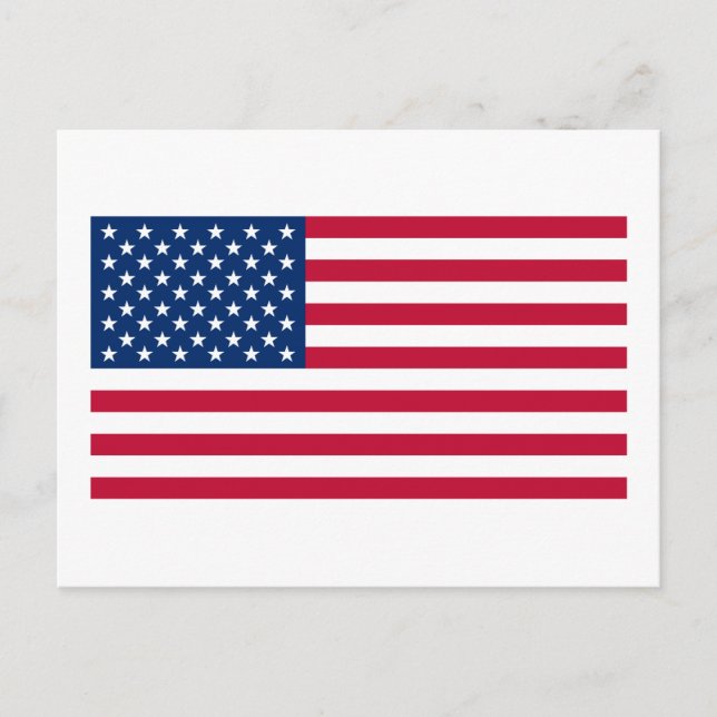 Official American Flag Postcard (Front)