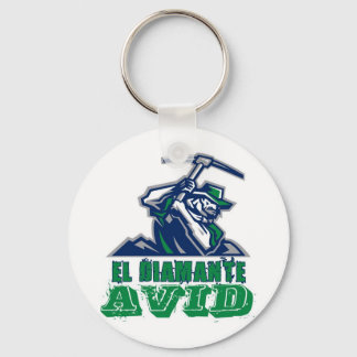 OFFICIAL AVID LOGO WHITE KEY RING