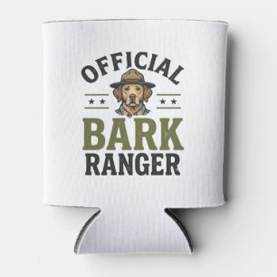Official Bark Ranger Dog Vintage Graphic_1 Can Cooler
