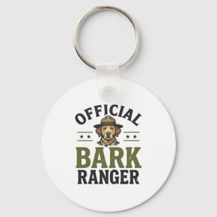 Official Bark Ranger Dog Vintage Graphic_1 Key Ring