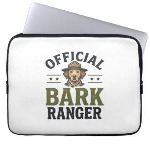 Official Bark Ranger Dog Vintage Graphic_1 Laptop Sleeve