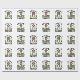 Official Bark Ranger Dog Vintage Graphic_1 Wrapping Paper