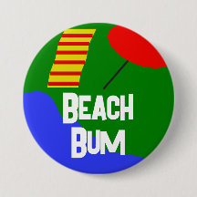 Official "Beach Bum" Button