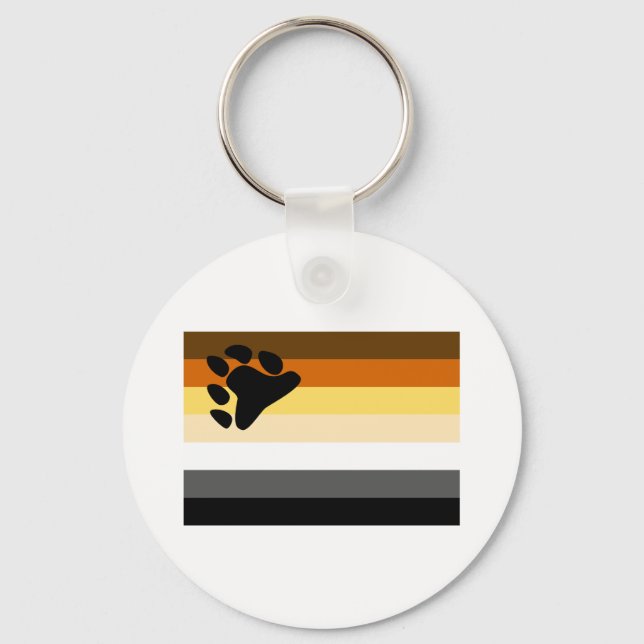 OFFICIAL BEAR PRIDE FLAG KEY RING (Front)