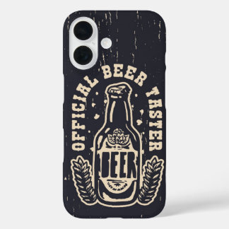 Official Beer Taster – Vintage Oktoberfest Beer iPhone 16 Case