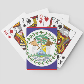official belise flag playing cards