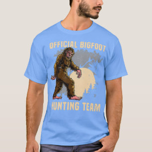Official Bigfoot Hunting Team Bigfoot Art Gift Sas T-Shirt