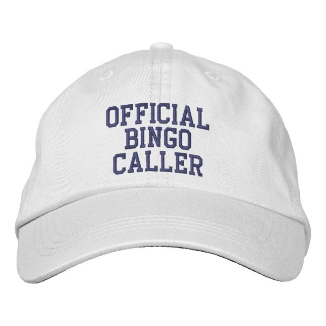 Official BINGO Caller Embroidered Hat (Front)