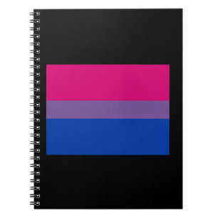 OFFICIAL BISEXUAL PRIDE FLAG SPIRAL NOTEBOOK