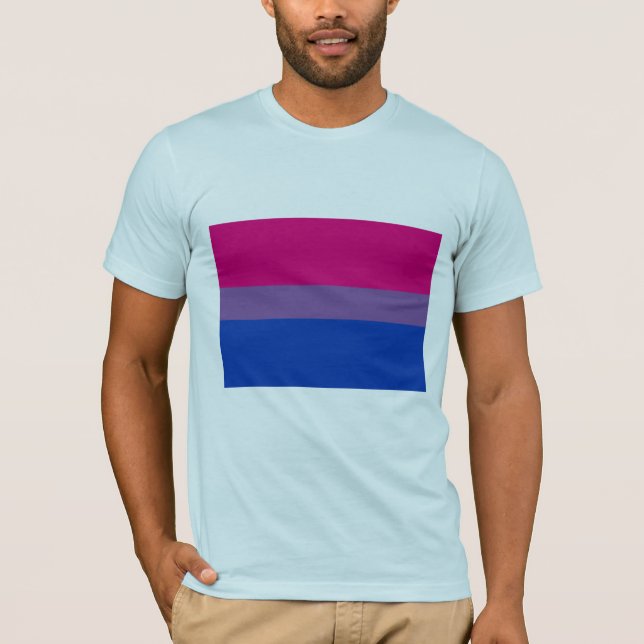 OFFICIAL BISEXUAL PRIDE FLAG T-Shirt (Front)