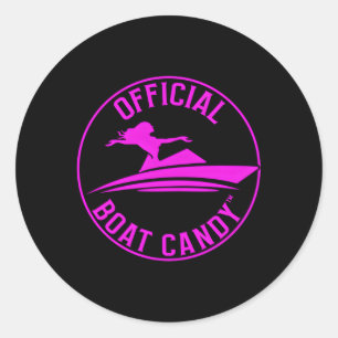 Official Boat Candy Lp Classic Round Sticker