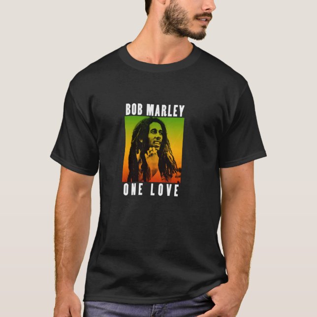 Official Bob Marley One Love Gradient T-Shirt (Front)