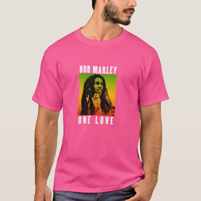 Official Bob Marley One Love Gradient T-Shirt (Front)