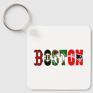 Official Boston Sport Teams Key Ring