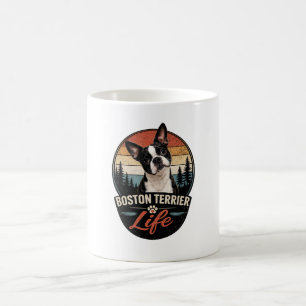 Official Boston Terrier Life Logo Coffee Mug
