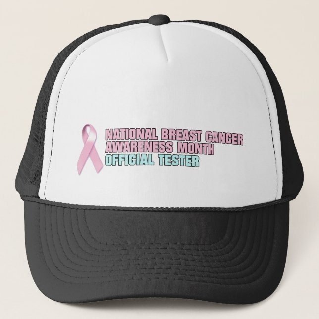Official Breast Cancer Tester 2 Trucker Hat (Front)