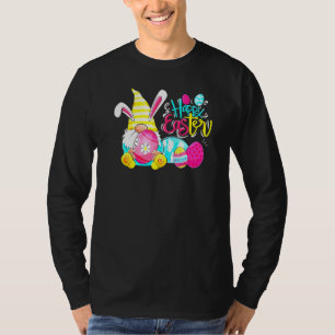 Official Bunny Gnome Hug Easter Eggs Happy Easter  T-Shirt