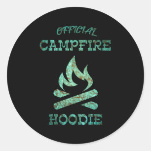 Official Campfire Classic Round Sticker