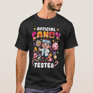 Official Candy Tester Lollipop Candy Lovers Sweets T-Shirt