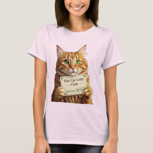Official Cat Lady Club Member T-Shirt