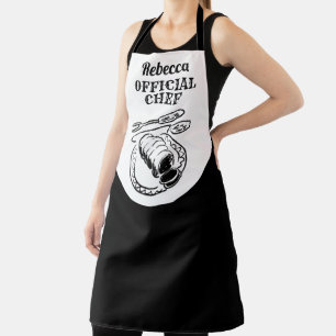 Official Chef, with Name - Gift Apron