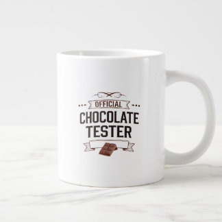 "Official Chocolate Tester Gifts  Large Coffee Mug