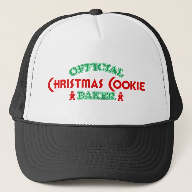 Official Christmas Cookie Baker Trucker Hat (Front)