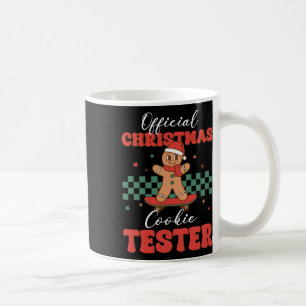 Official Christmas Cookie Tester Baking Gingerbrea Coffee Mug