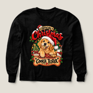 Official Christmas Cookie Tester Golden Retriever