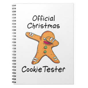 Official Christmas cookie tester Notebook