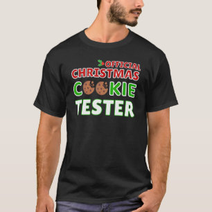 Official Christmas Cookie Tester Xmas Baker Holida T-Shirt