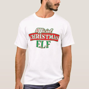 Official Christmas Elf Santa's Helper Funny T-Shirt