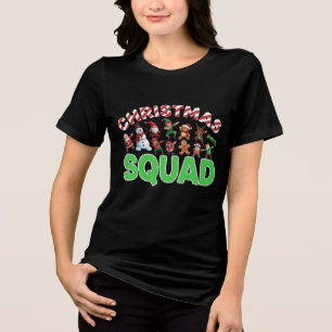 Official Christmas Squad Member   Funny Festive Ty Tri-Blend Shirt