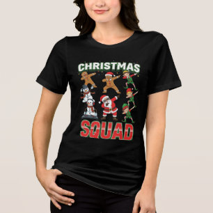 Official Christmas Squad Member   Funny Festive Ty Tri-Blend Shirt